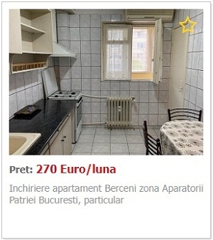 Particular, apartament de inchiriat Berceni zona Aparatorii Patriei Bucuresti, 2 camere