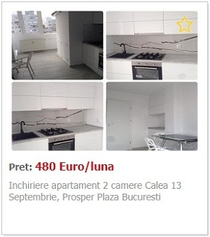 Inchiriere apartament Calea 13 Septembrie, Prosper Plaza Bucuresti, 2 camere